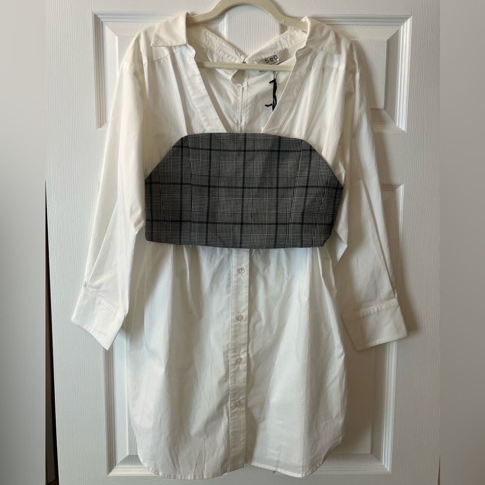 Sea NY Women’s Peyton Top, Size S, White Color